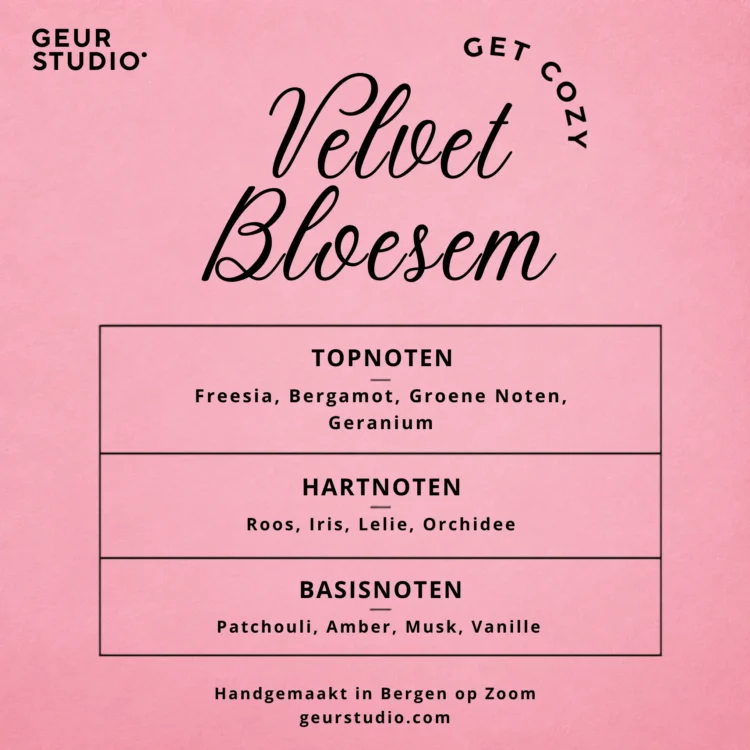 Velvet Bloesem Geur noten Geur studio Velvet Bloesem Geur noten Geur studio