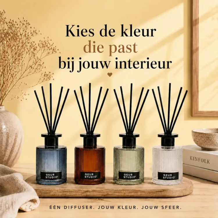 Geurstokjes kleuren Geur studio Geel Geurstokjes kleuren Geur studio Geel